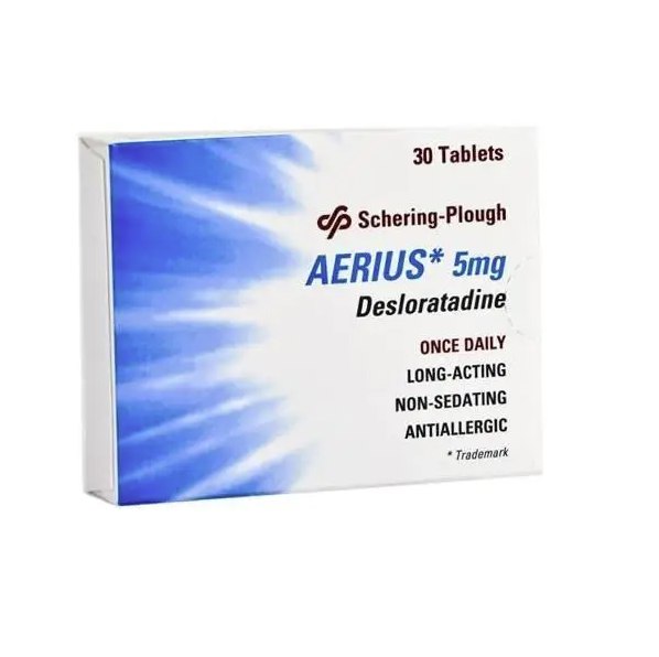 Aerius (Эриус) 5 mg 30 tab - Не указан